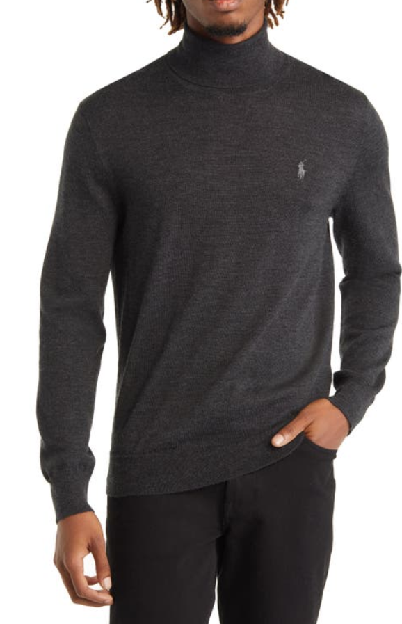 POLO Ralph Lauren MEN Italian Wool Turtleneck Sweater