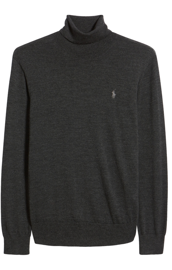 POLO Ralph Lauren MEN Italian Wool Turtleneck Sweater