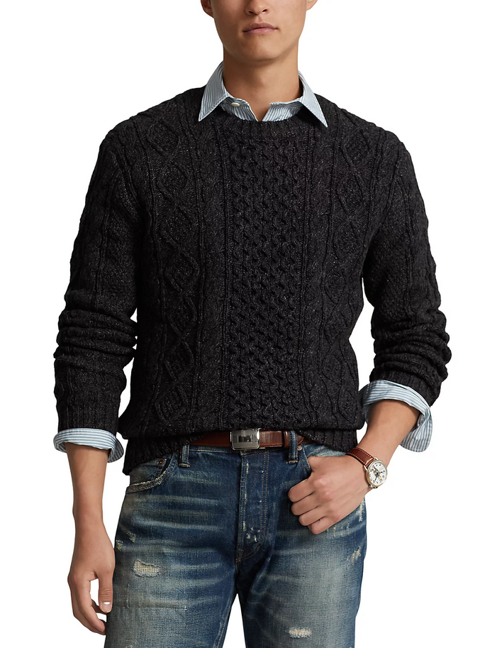 POLO Ralph Lauren MEN The Iconic Fisherman Sweater