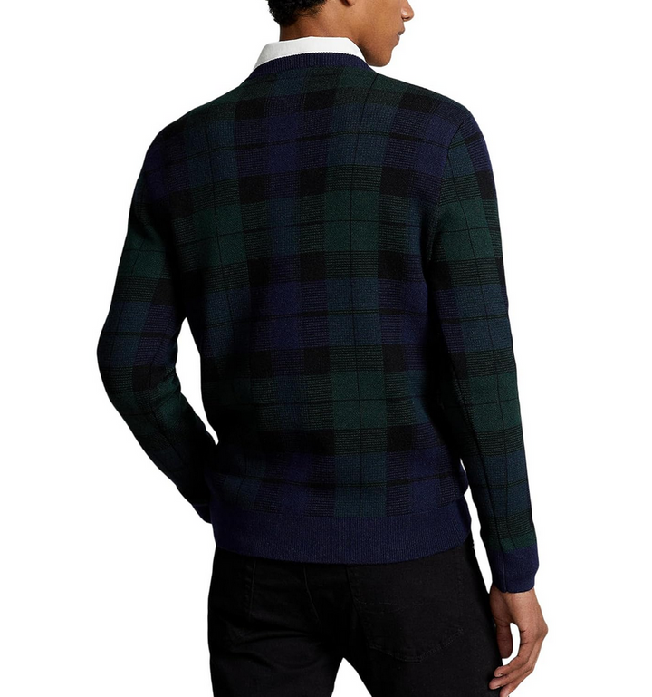 Polo Ralph Lauren MEN Plaid Washable Wool Sweater