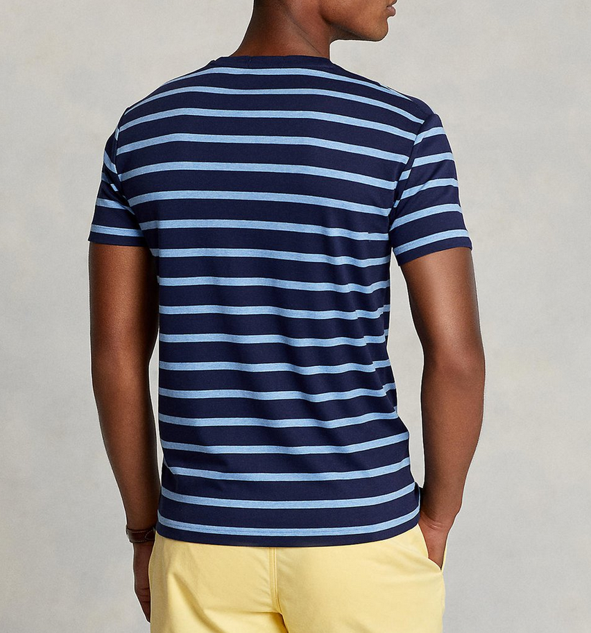 POLO Ralph Lauren MEN Custom Slim Fit Striped Logo Tee