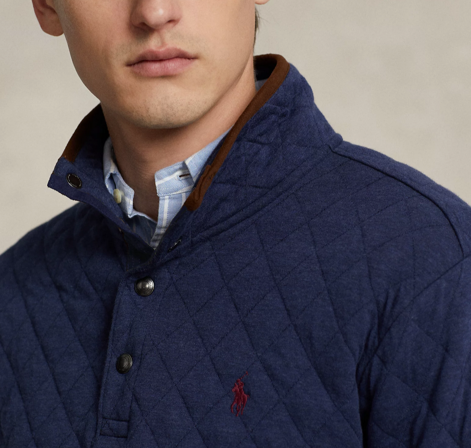 POLO Ralph Lauren MEN Quilted Double Knit Pullover