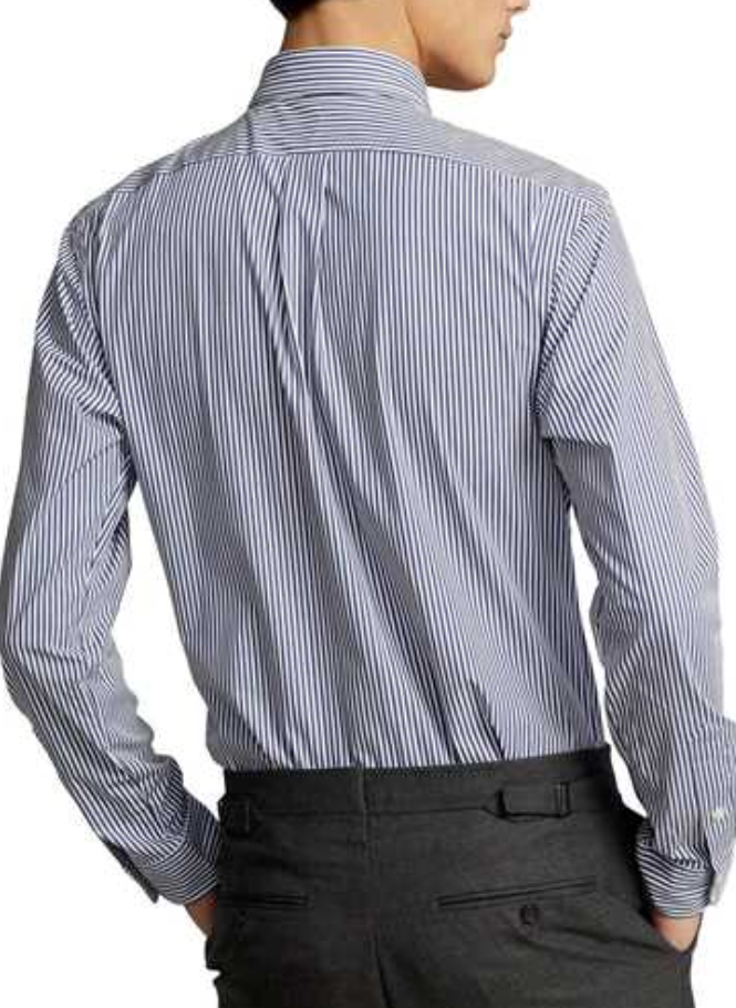 POLO Ralph Lauren MEN Slim Fit Striped Stretch Poplin Shirt