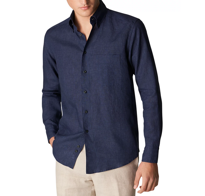 Eton MEN Slim Fit Linen Shirt