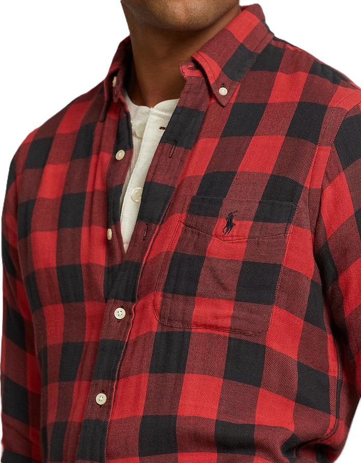 Polo Ralph Lauren MEN Cotton Check Double Faced Classic Fit Button Down Shirt