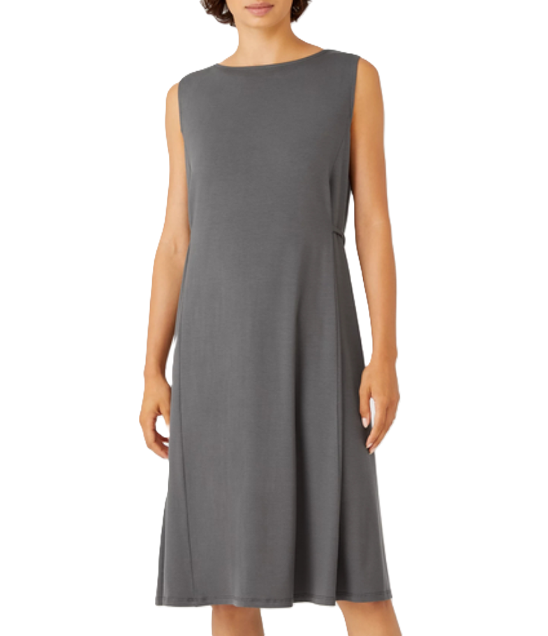 Eileen Fisher Jersey Tie Waist Dress