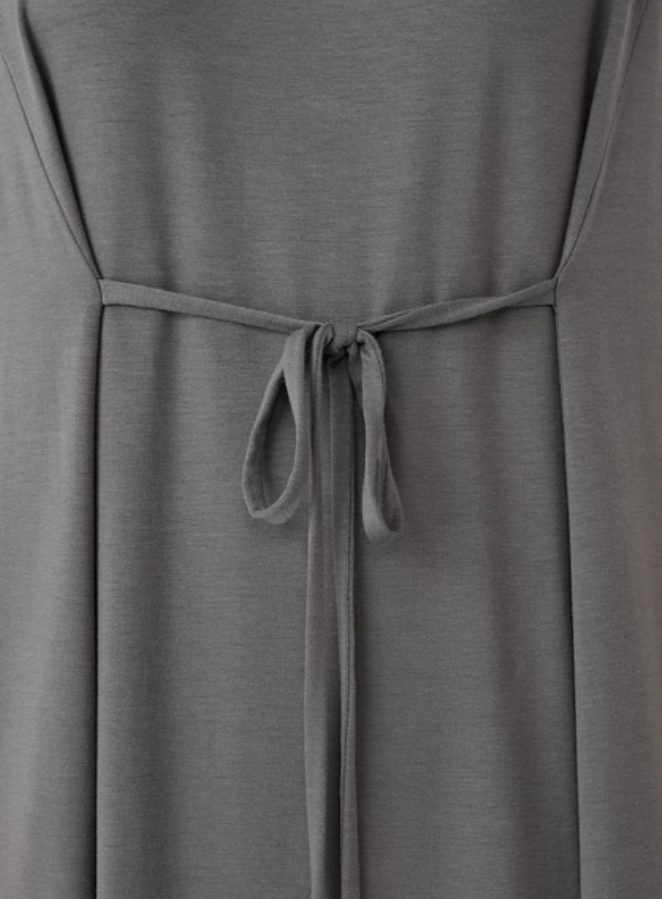 Eileen Fisher Jersey Tie Waist Dress