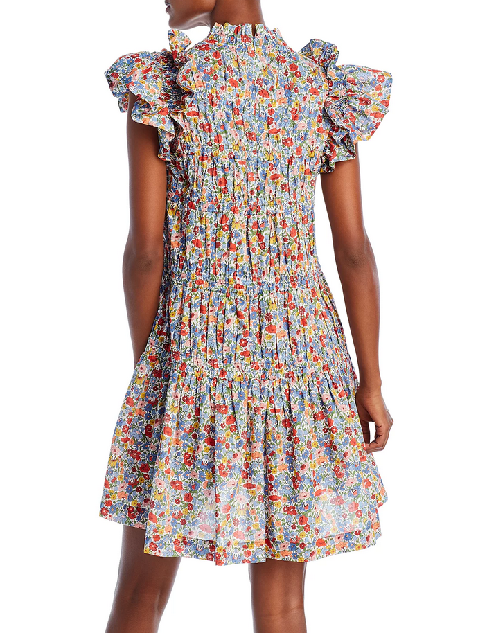 Sea Hanna Park Cotton Ruffled Floral Dress