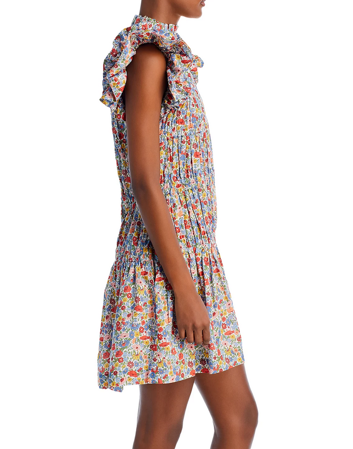 Sea Hanna Park Cotton Ruffled Floral Dress