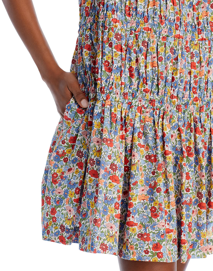 Sea Hanna Park Cotton Ruffled Floral Dress