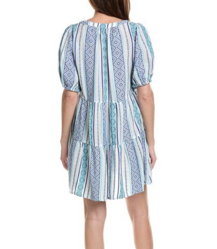 Velvet by Graham & Spencer Monique Boho Puff Sleeve Dress