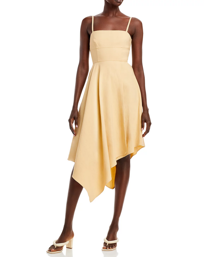 A.L.C. Verona Asymmetric Midi Dress