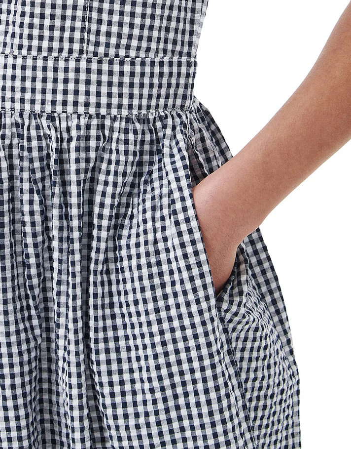 Barbour Thistle Cotton Gingham Midi Dress