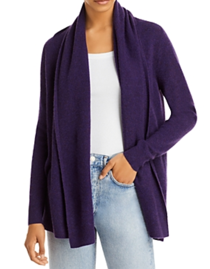 C by Bloomingdale's  Open-Front Cardigan