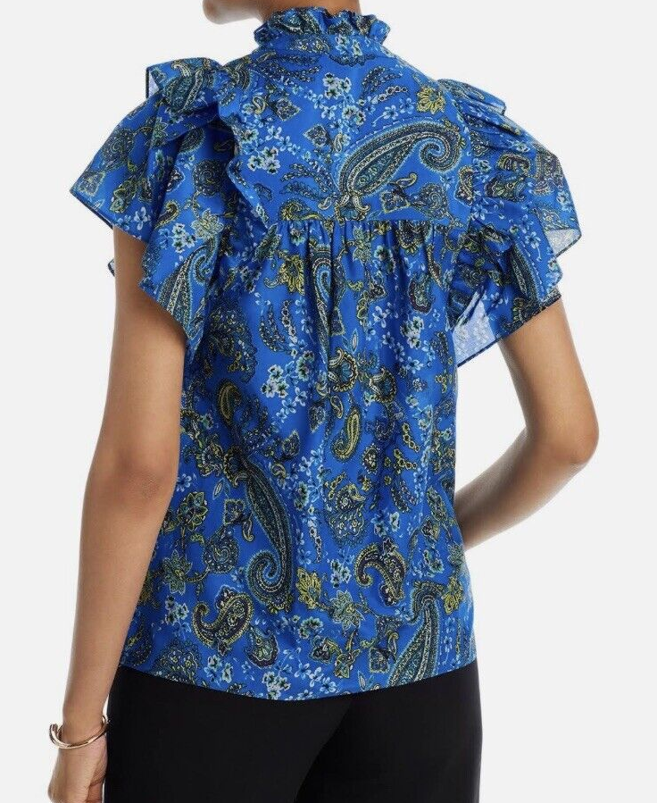 Kobi Halperin Cotton Silk Ava Paisley Blouse