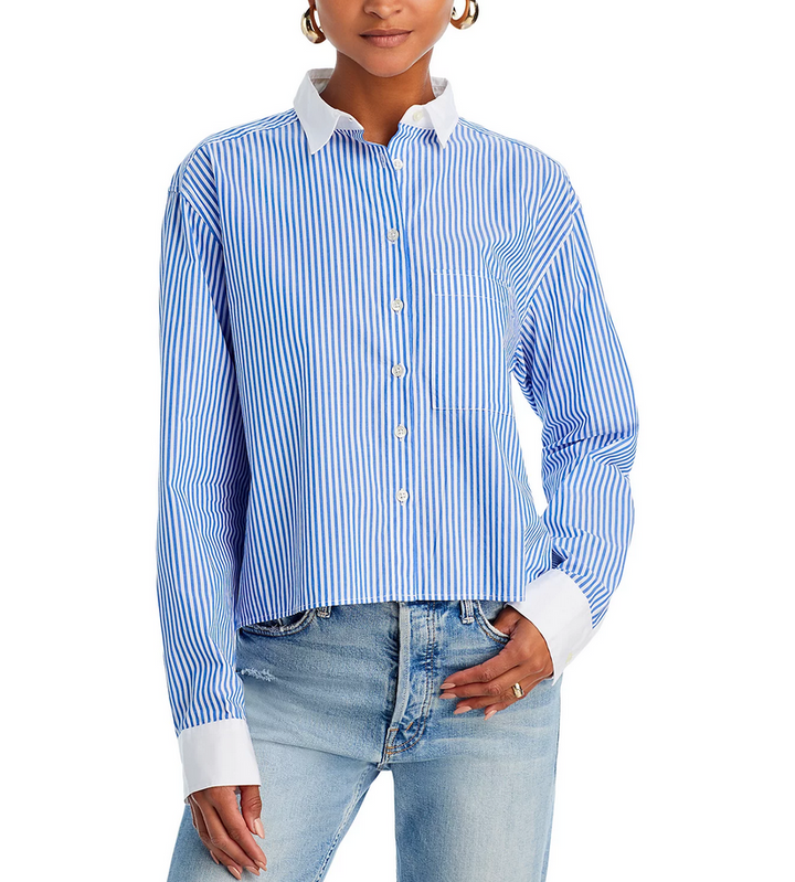 Kule The Nell Cotton Striped Shirt