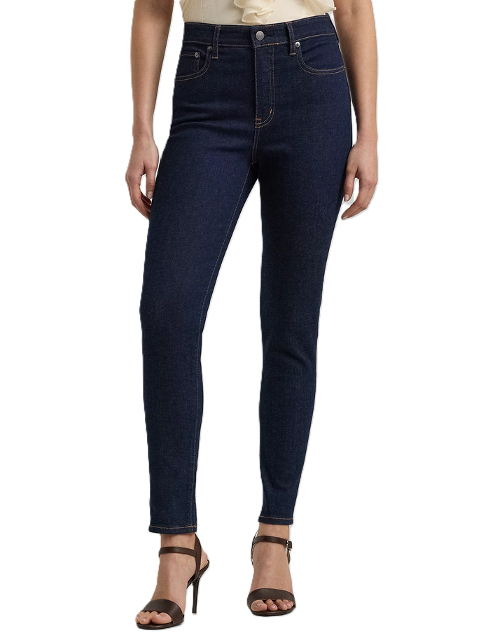 LAUREN RALPH LAUREN High-Rise Skinny Ankle Jeans