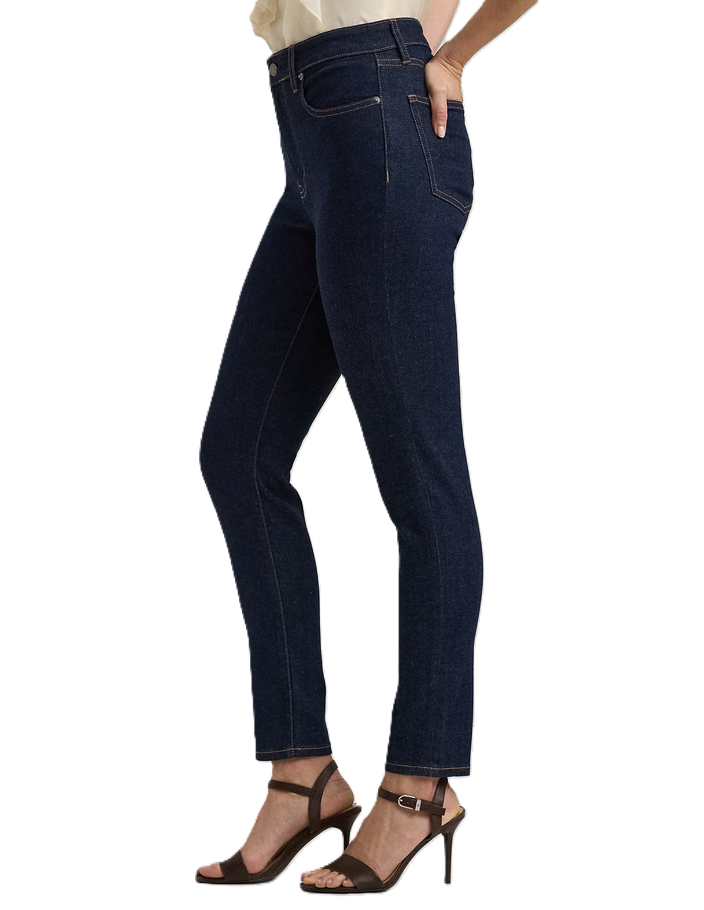 LAUREN RALPH LAUREN High-Rise Skinny Ankle Jeans