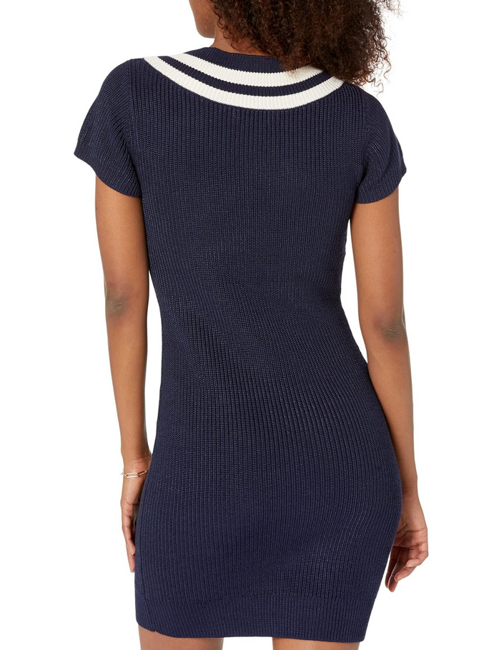 LAUREN RALPH LAUREN Cotton-Blend Cricket Sweater Dress