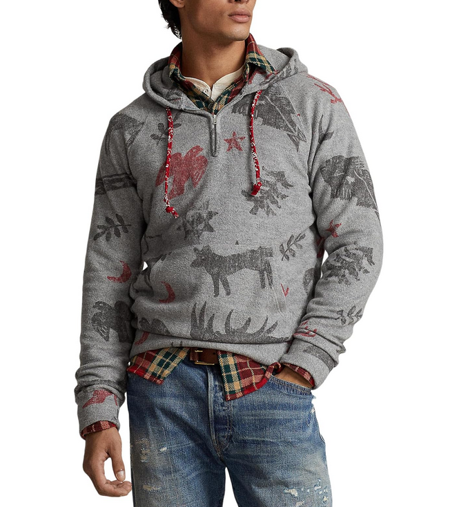 Polo Ralph Lauren Brushed Fleece Graphic Hoodie