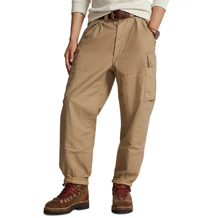 POLO Ralph Lauren MEN Cotton Reverse Sateen Baggy Fit Cargo Pants