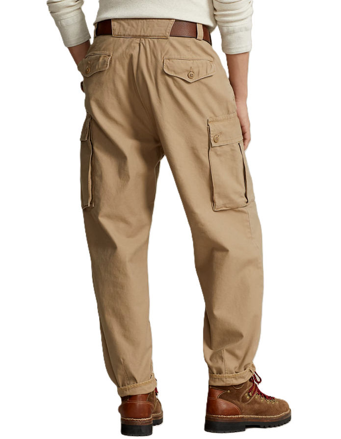 POLO Ralph Lauren MEN Cotton Reverse Sateen Baggy Fit Cargo Pants