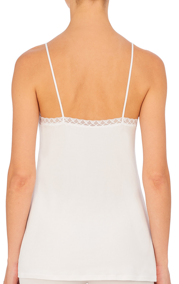 Natori Bliss Cotton Lace Trim Camisole