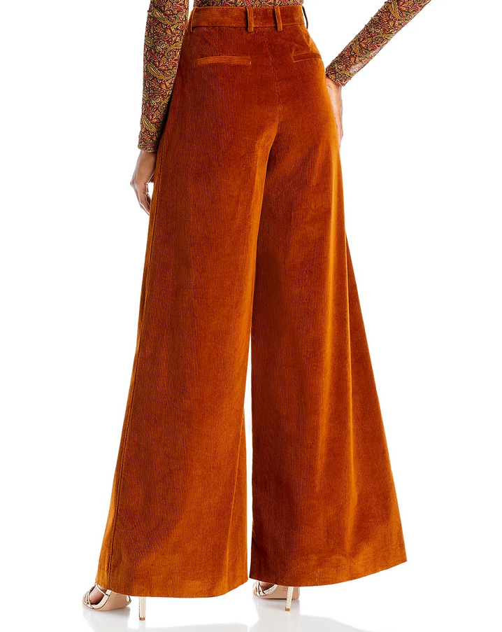 Rosetta Getty Corduroy Wide Flared Pants