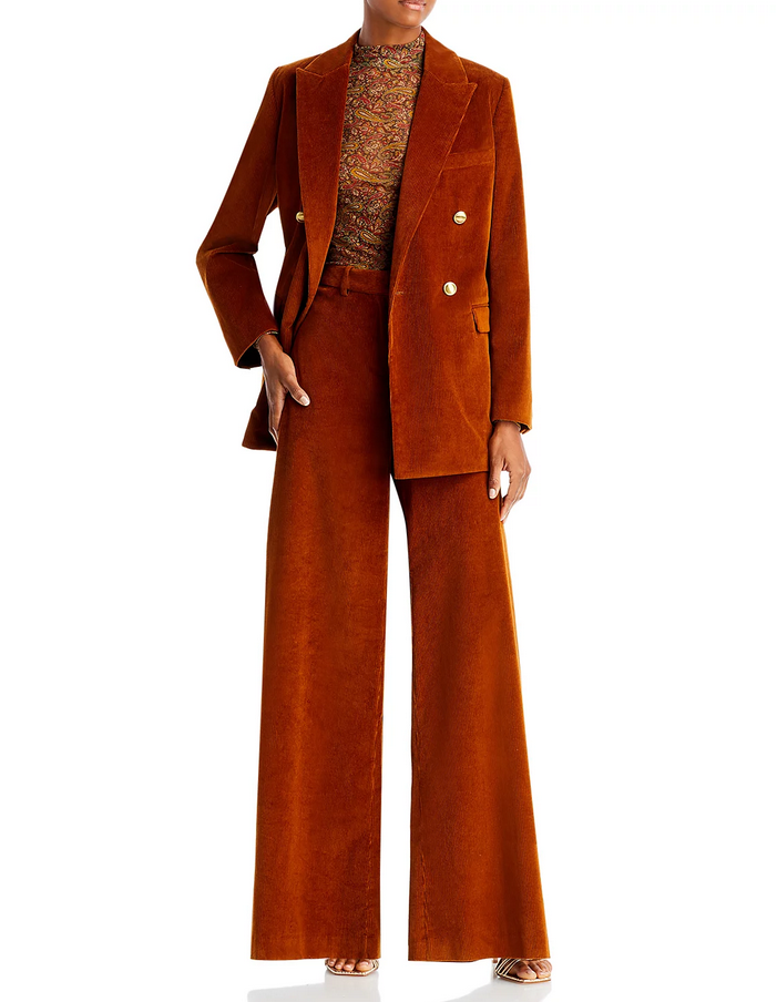 Rosetta Getty Corduroy Wide Flared Pants