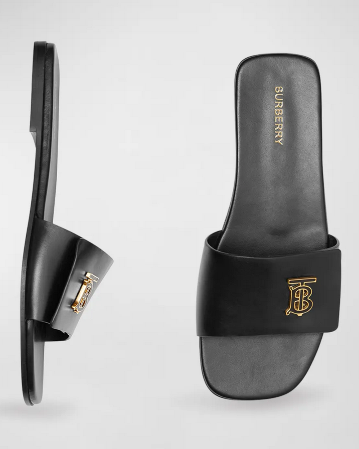 Burberry Sloane TB Monogram Slide Sandal