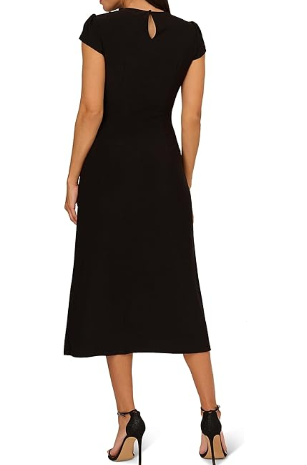 Adrianna by Adrianna Papell Ruched Jersey Midi Dress