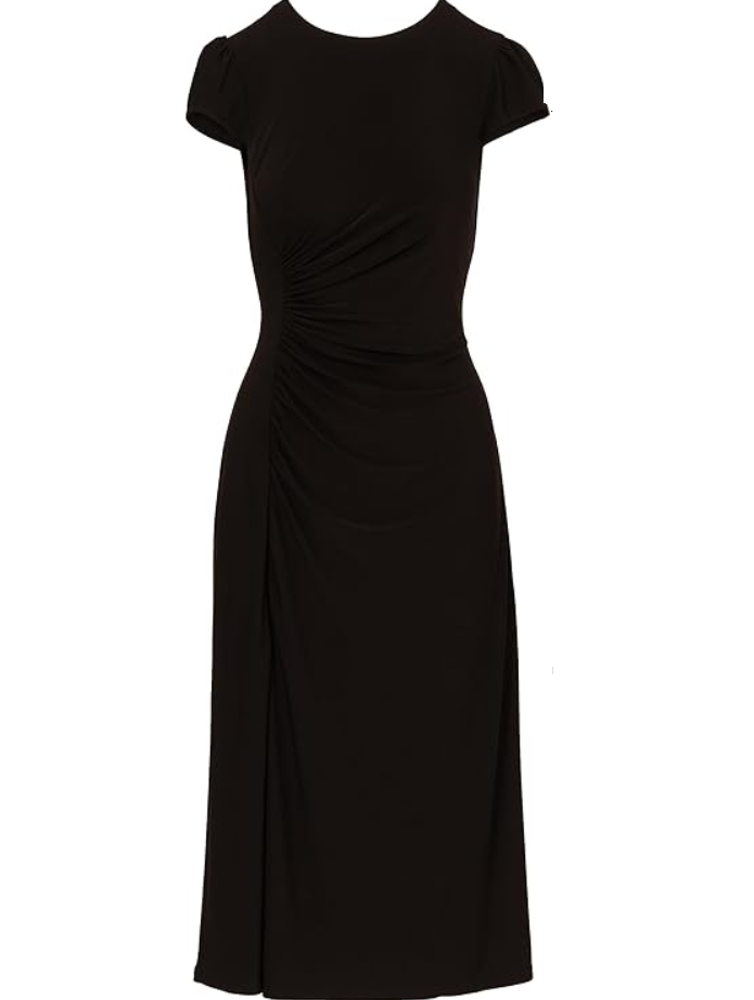 Adrianna by Adrianna Papell Ruched Jersey Midi Dress