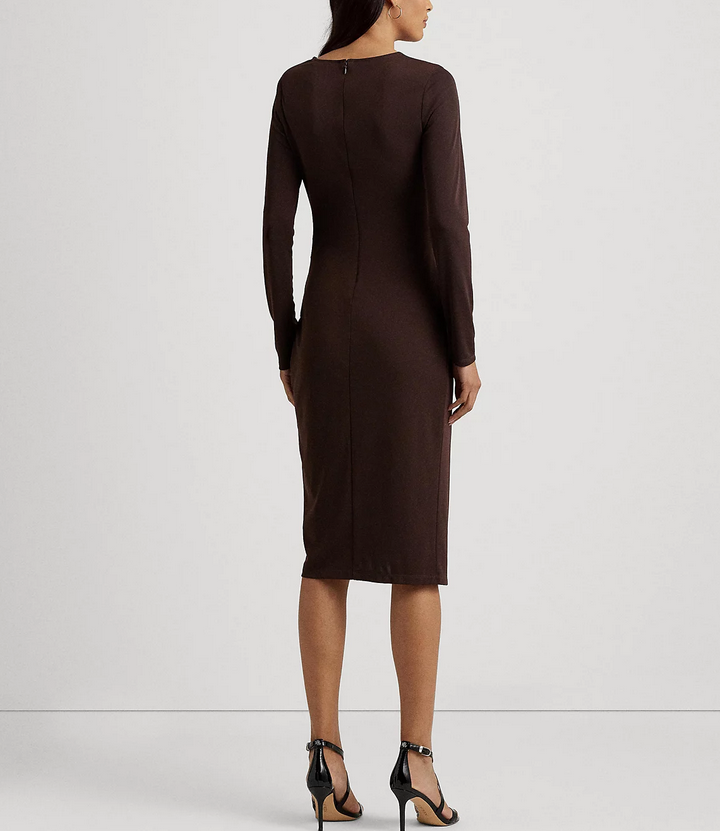 LAUREN RALPH LAUREN Stretch Jersey Long-Sleeve Dress
