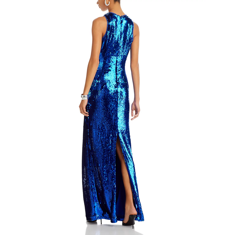 HALSTON Hasia Sequined Gown