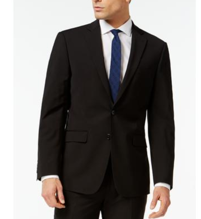 Calvin Klein Men's Slim-Fit Wool Infinite Stretch Suit Jacket