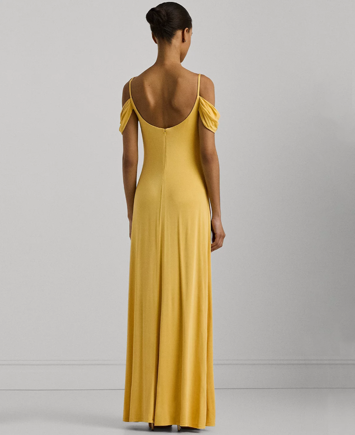 Lauren Ralph Lauren Off-The-Shoulder Jersey Gown Lauren Ralph Lauren Off-The-Shoulder Jersey Gown