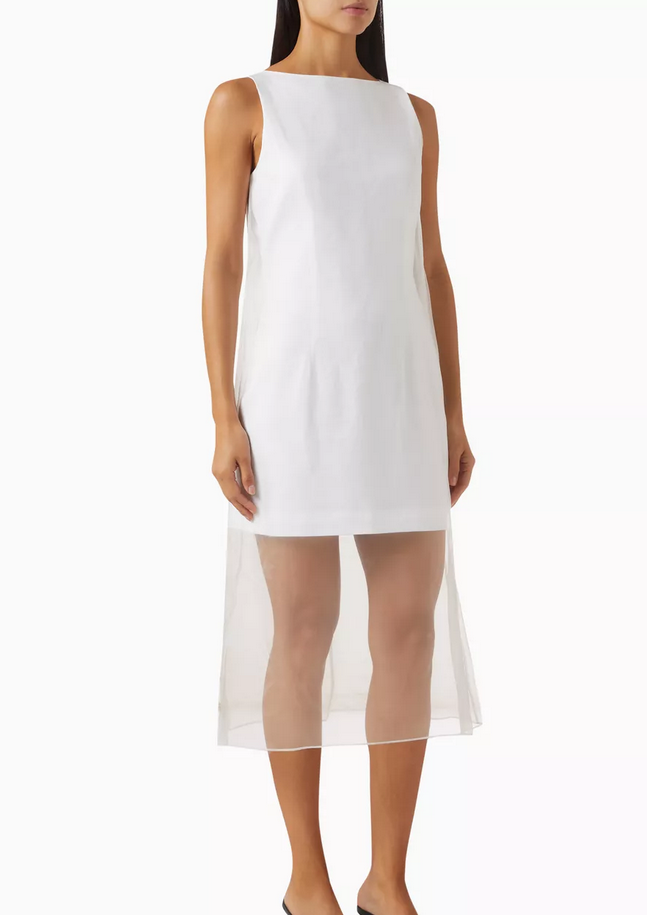 Theory Organza Layer Mini Shift Dress DGFOutlet Theory Organza Layer Mini Shift Dress DGFOutlet