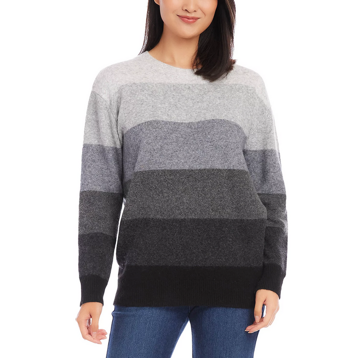 Karen Kane Striped Ombré Sweater