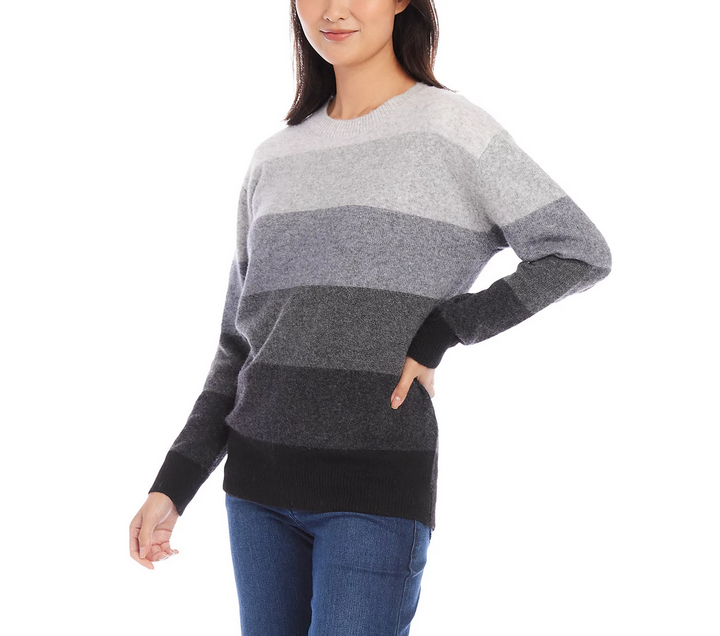 Karen Kane Striped Ombré Sweater