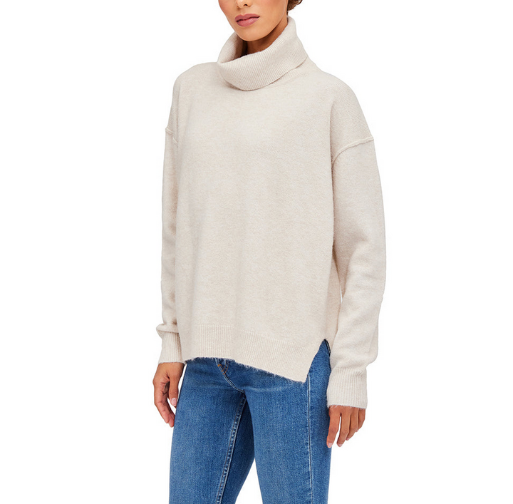 Karen Kane Turtleneck Drop Shoulder Sweater