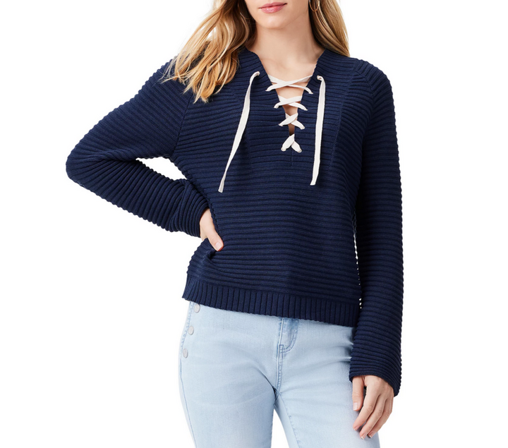 NIC+ZOE Sailor V Neck Sweater