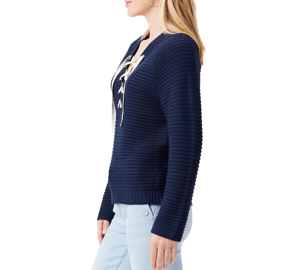 NIC+ZOE Sailor V Neck Sweater