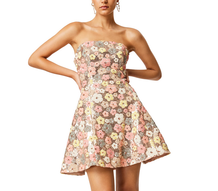 Elliatt Forsythia Strapless Mini Dress