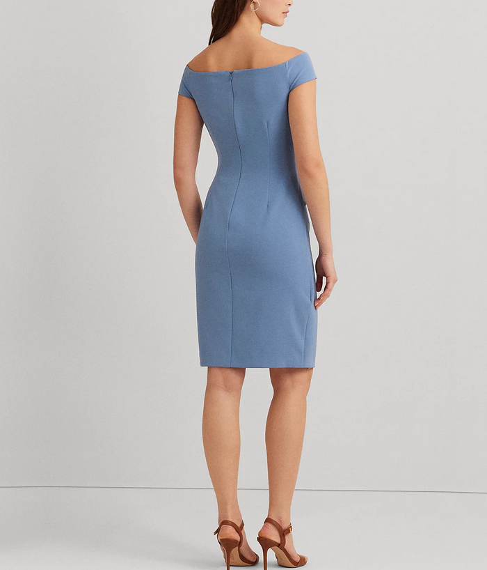 LAUREN RALPH LAUREN Off-The-Shoulder Sheath Dress