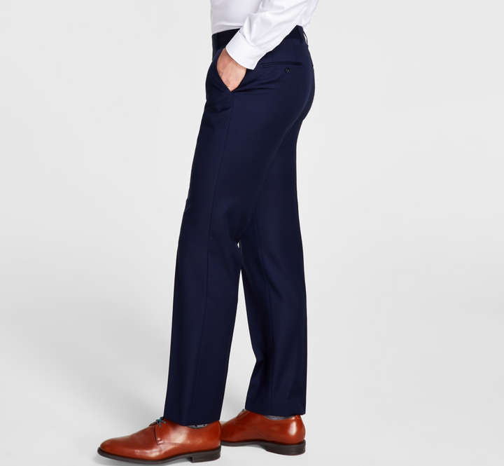 Michael Kors Men's Wool-Blend Stretch Solid Suit Pants