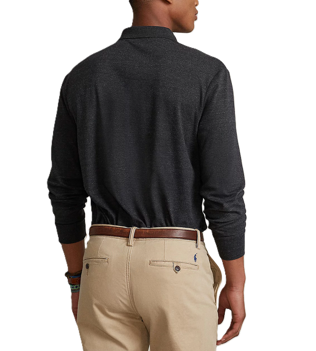POLO Ralph Lauren MEN Classic Fit Soft Cotton Long-Sleeve Polo Shirt