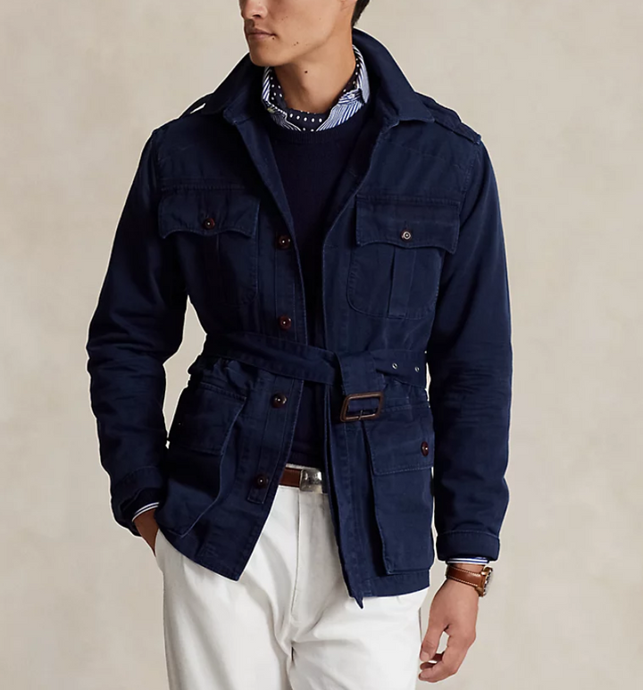 POLO Ralph Lauren MEN Twill Belted Utility Jacket