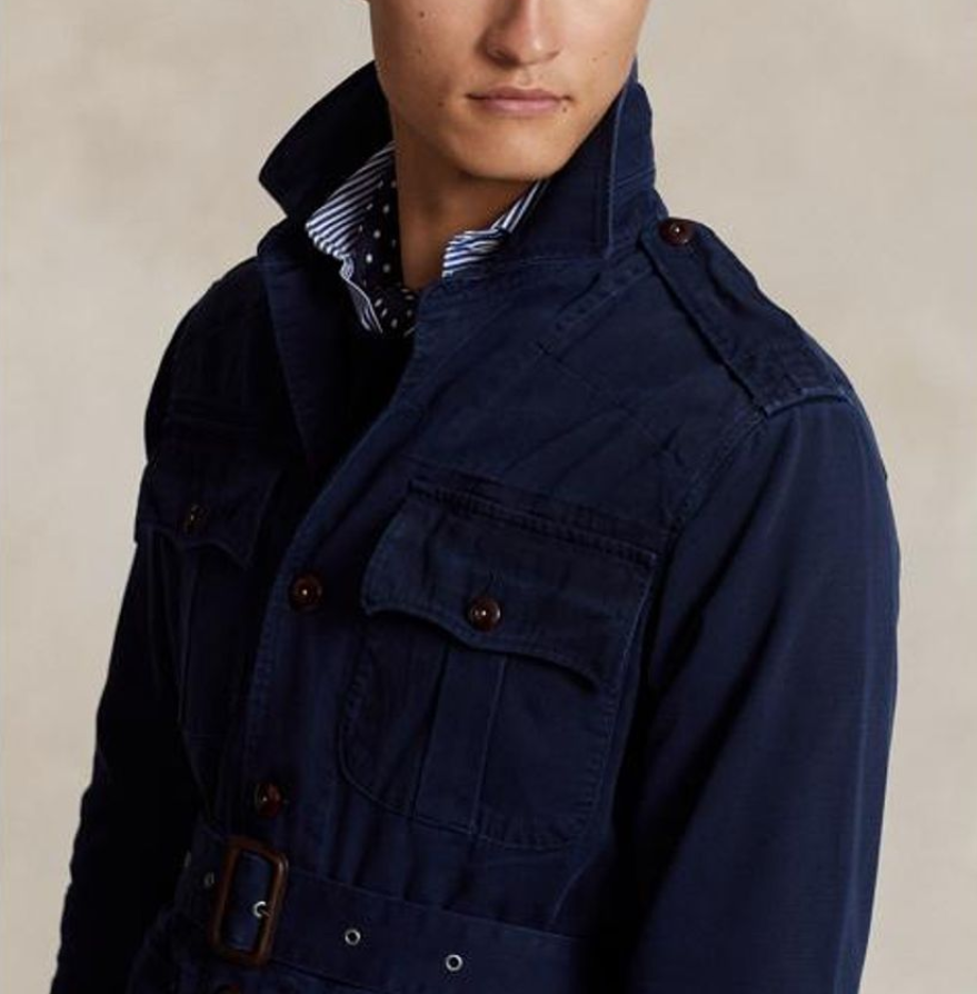 POLO Ralph Lauren MEN Twill Belted Utility Jacket