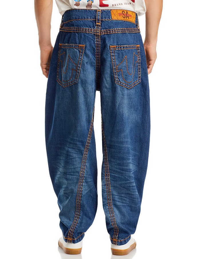 True Religion Warped Joey Oversized Fit Jeans