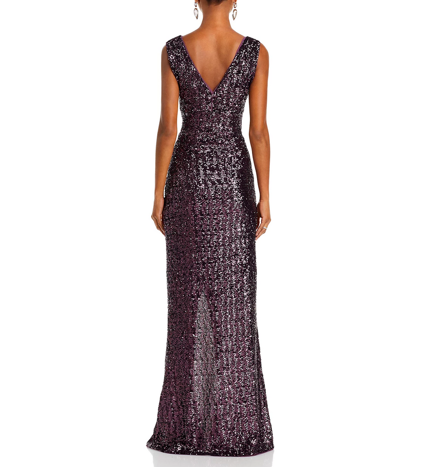 Chiara Boni La Petite Robe Cho Sequin Sleeveless Gown